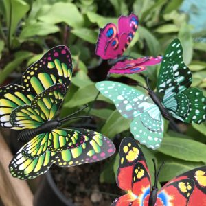 SET 3 MARIPOSAS PARA DECORACIÓN
