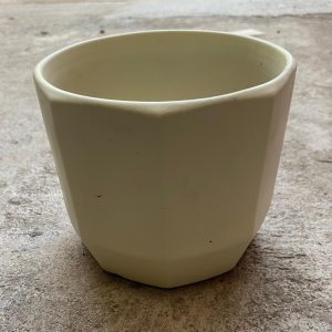 MACETERO CERAMICA BLANCO PEQUEÑO